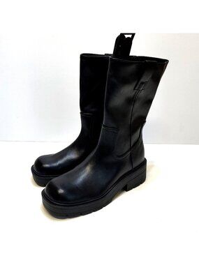 No Boundaries Lug Pull On Side Zip Boot 2.2" Heel True To Size WMNS US Sz 10 NWT